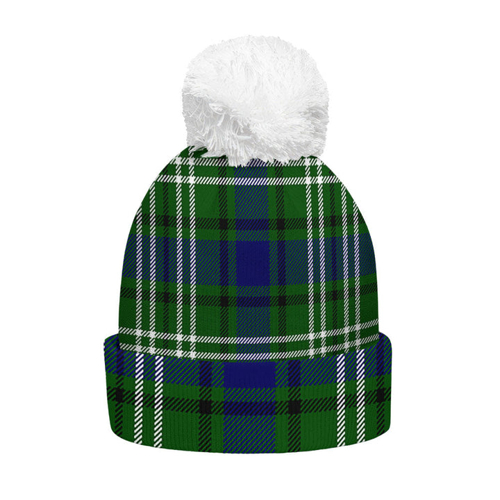 Swinton Clan Badge Tartan Bobble Beanie Hat