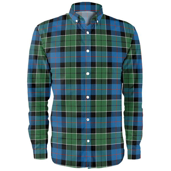 Syme Ancient Clan Badge Tartan Long Sleeve Shirt