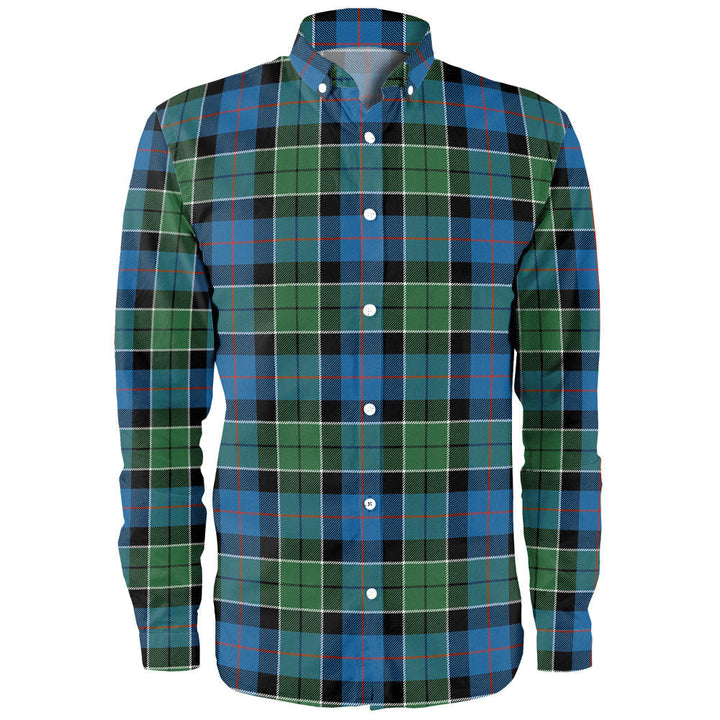 Syme Ancient Clan Badge Tartan Long Sleeve Shirt
