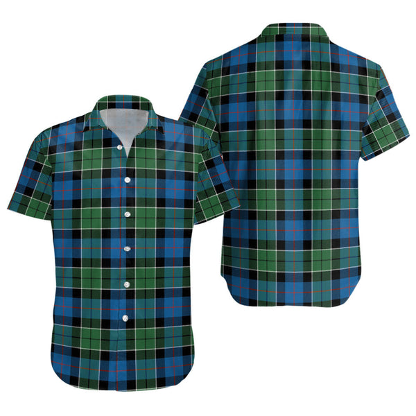 Syme Ancient Clan Badge Tartan Short Sleeve Shirt