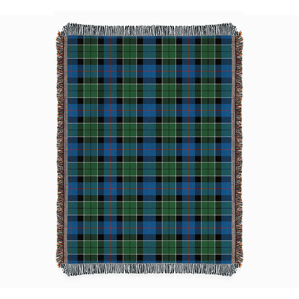 Syme Ancient Clan Badge Tartan Woven Blanket