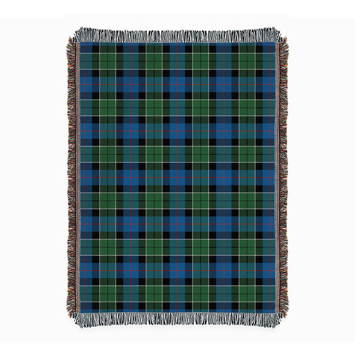 Syme Ancient Clan Badge Tartan Woven Blanket