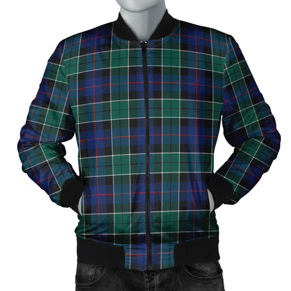 Syme Modern Clan Badge Tartan Bomber Jacket