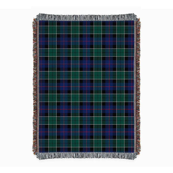 Syme Modern Clan Badge Tartan Woven Blanket