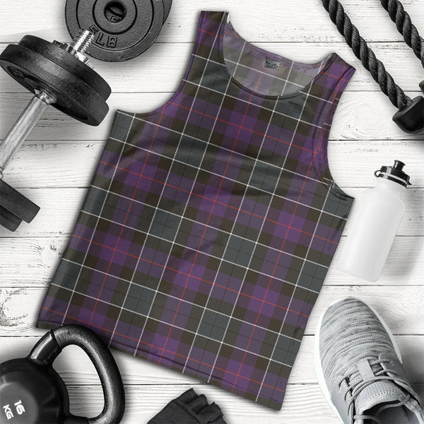 Syme Weathered Clan Badge Tartan Men Tank Top