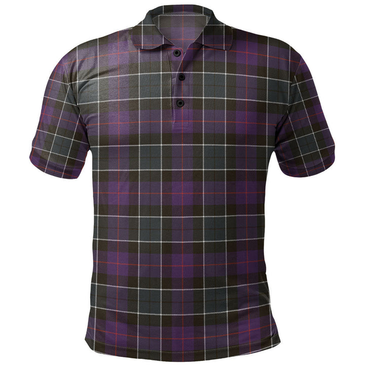 Syme Weathered Clan Badge Tartan Polo Shirt