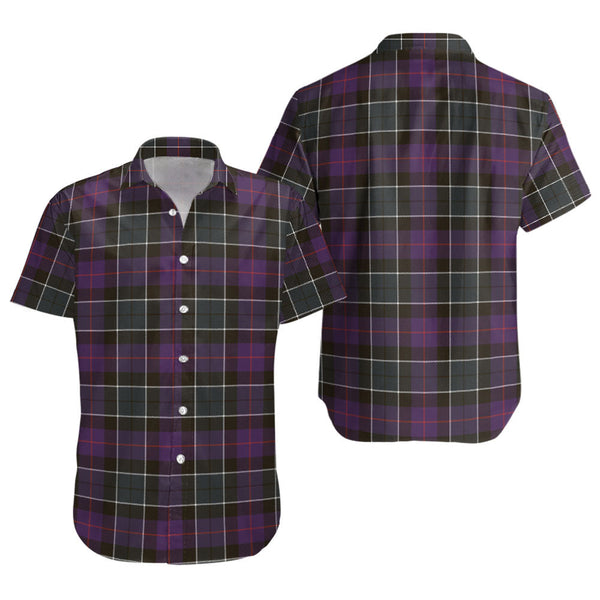 Syme Weathered Clan Badge Tartan Short Sleeve Shirt