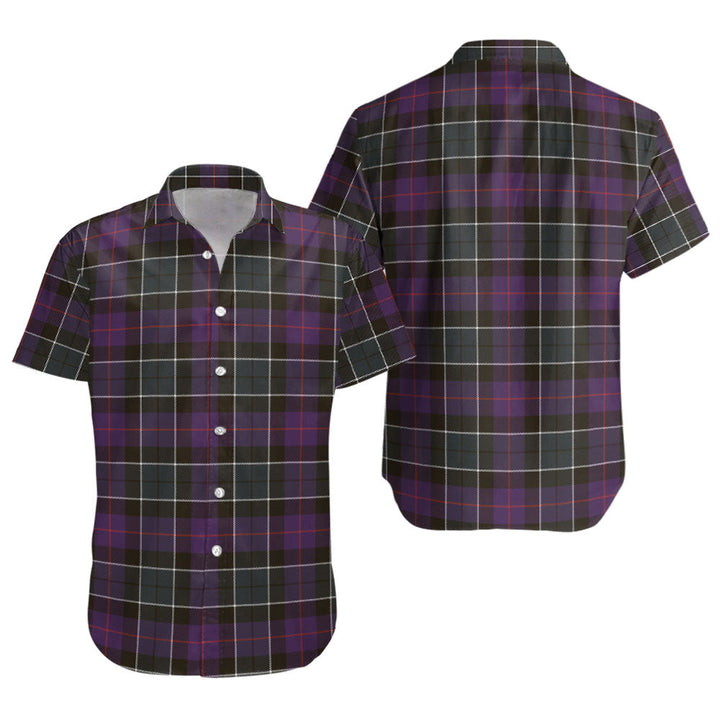Syme Weathered Clan Badge Tartan Short Sleeve Shirt