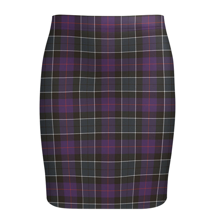 Syme Weathered Tartan Fitted Skirt