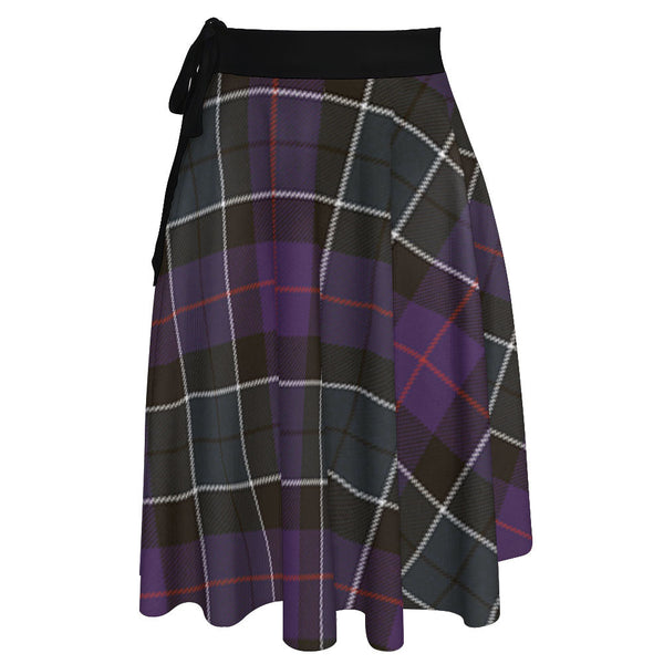Syme Weathered Tartan Wrap Skirt