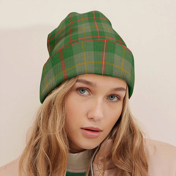 Symington Ancient Clan Badge Tartan Knitted Beanie