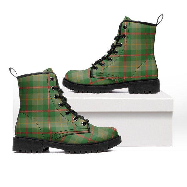Symington Ancient Clan Badge Tartan Leather Boots