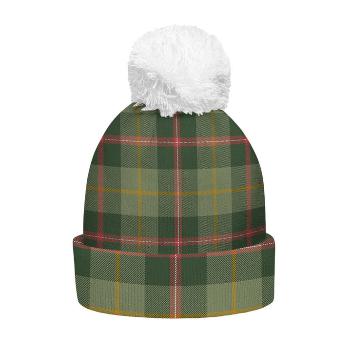 Symington Modern Clan Badge Tartan Bobble Beanie Hat