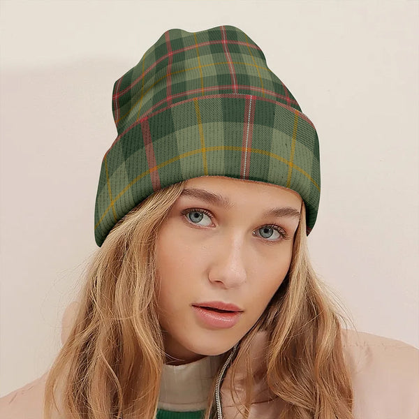Symington Modern Clan Badge Tartan Knitted Beanie