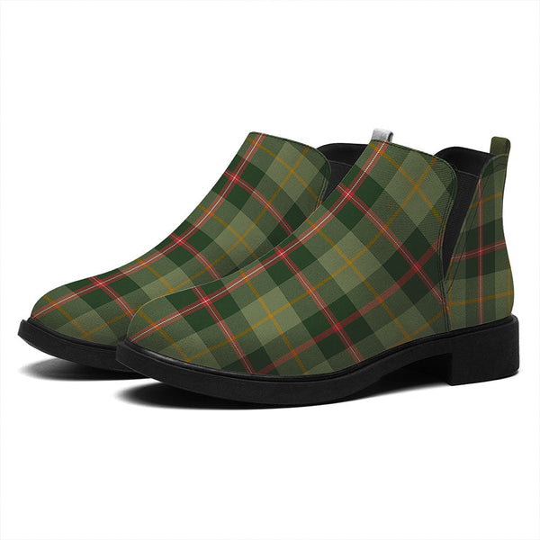 Symington Modern Tartan Flat Ankle Boots