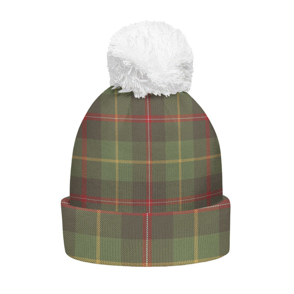 Symington Weathered Clan Badge Tartan Bobble Beanie Hat