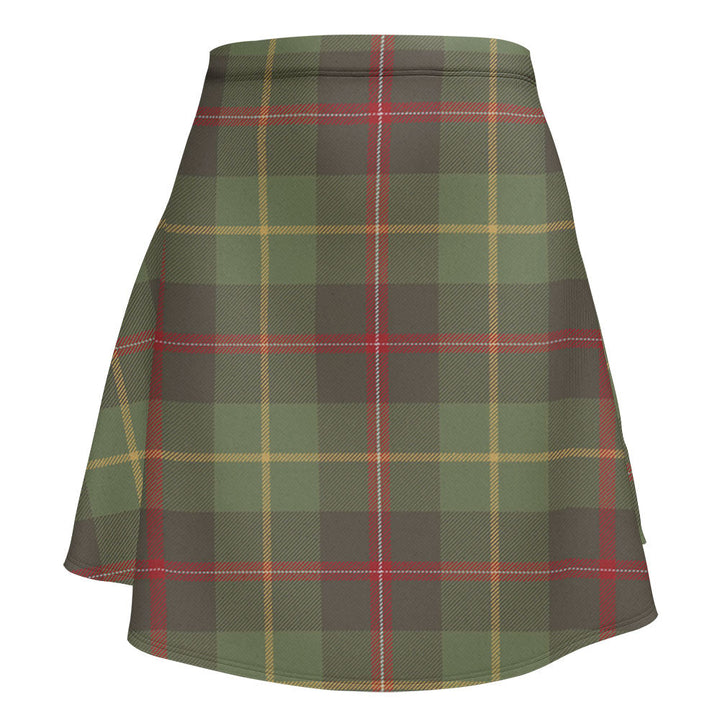 Symington Weathered Clan Badge Tartan Flared Skirt