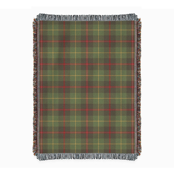 Symington Weathered Clan Badge Tartan Woven Blanket