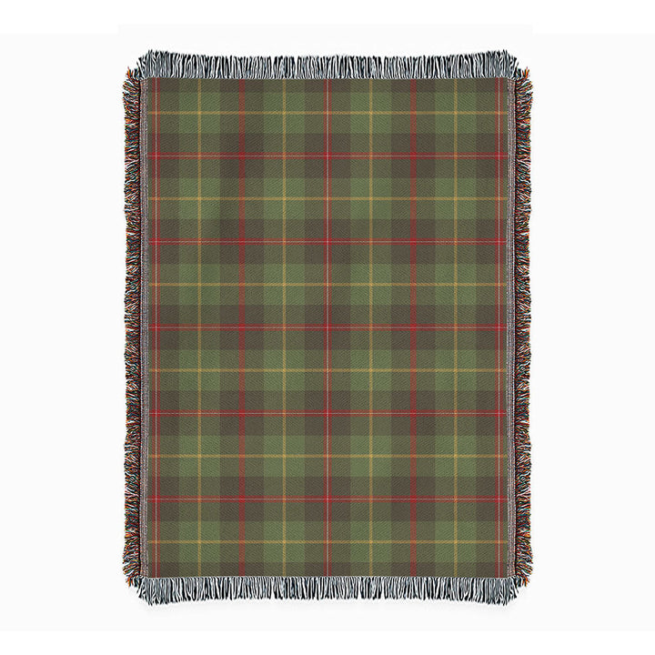 Symington Weathered Clan Badge Tartan Woven Blanket