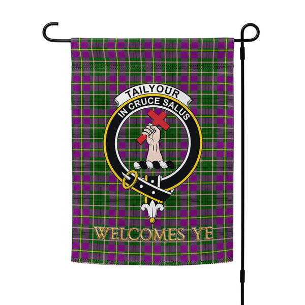 Tailyour Clan Badge Tartan Garden Flag