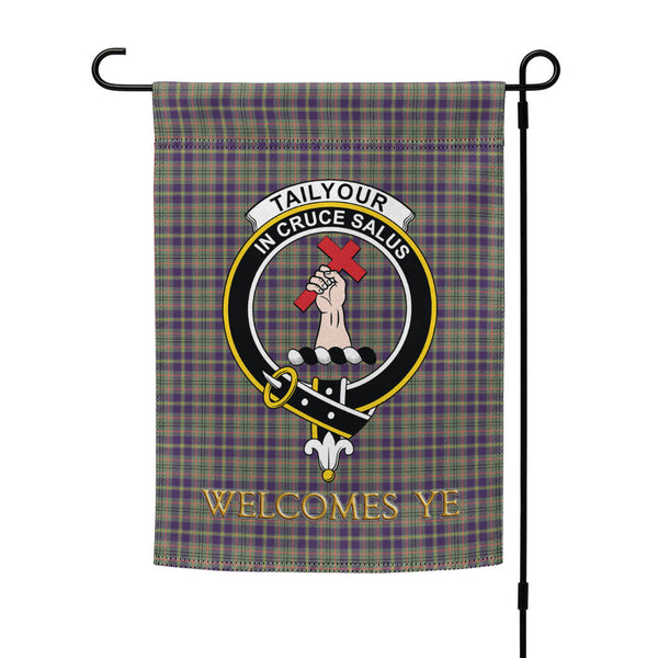 Tailyour Weathered Clan Badge Tartan Garden Flag