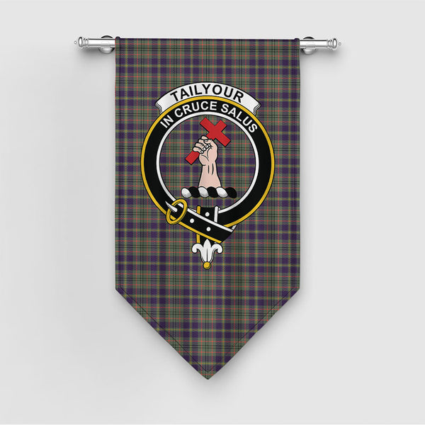 Tailyour Weathered Clan Badge Tartan Gonfalon