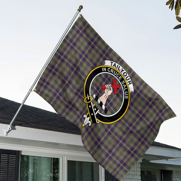 Tailyour Weathered Clan Badge Tartan House Flag