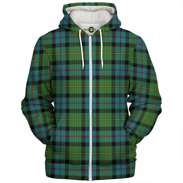 Tait Ancient Clan Badge Tartan Sherpa Hoodie