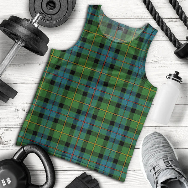 Tait Ancient Clan Badge Tartan Men Tank Top