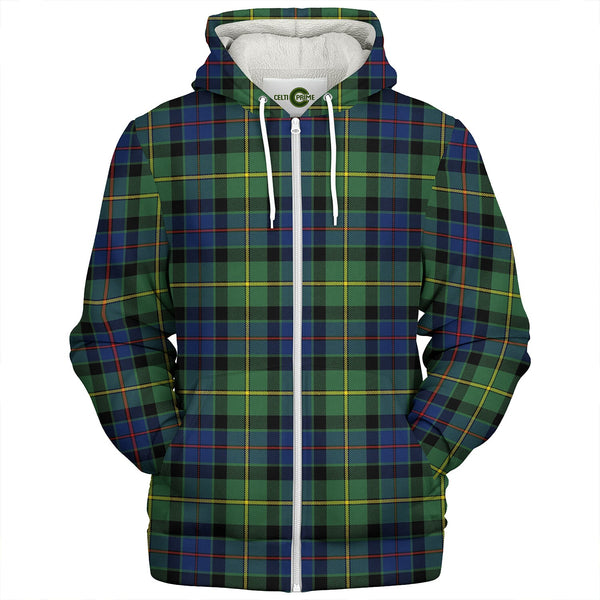 Tait Modern Clan Badge Tartan Sherpa Hoodie