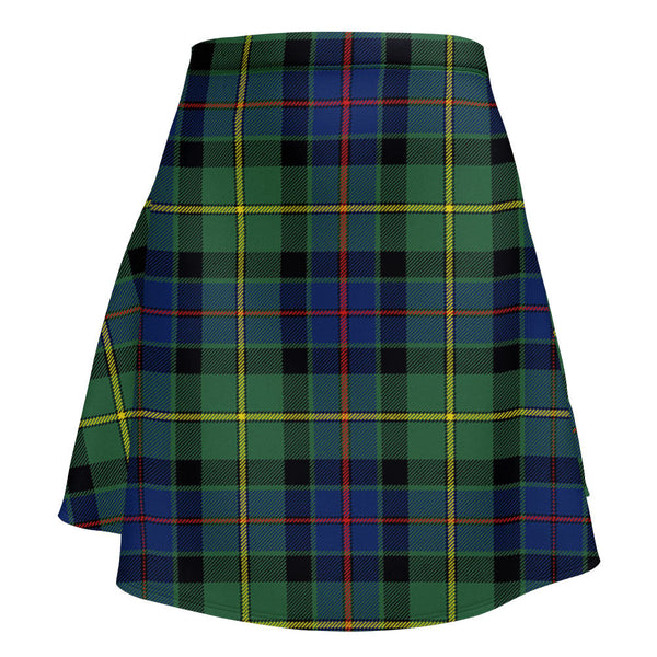 Tait Modern Clan Badge Tartan Flared Skirt