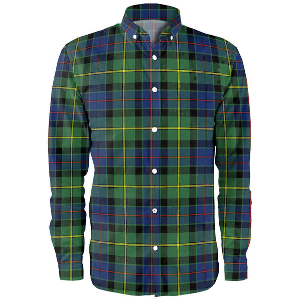 Tait Modern Clan Badge Tartan Long Sleeve Shirt