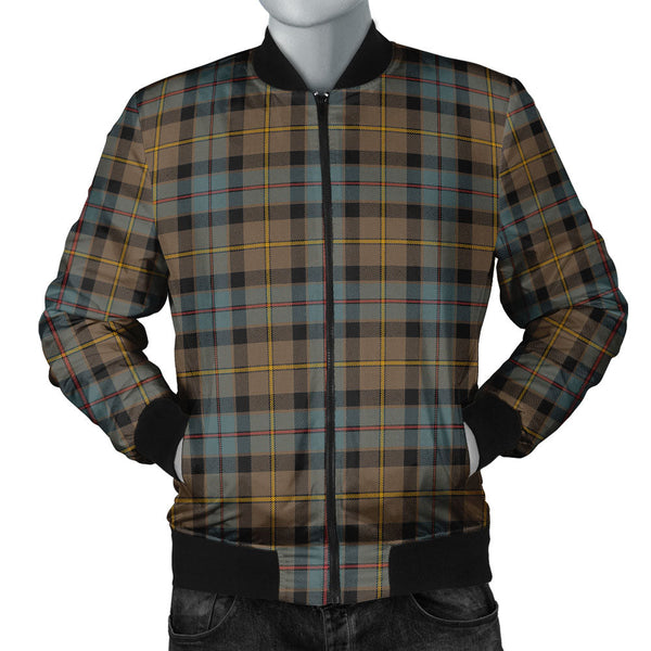 Tait Weathered Clan Badge Tartan Bomber Jacket