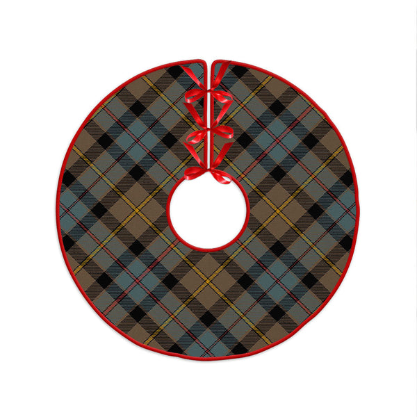 Tait Weathered Clan Badge Tartan Christmas Tree Skirt