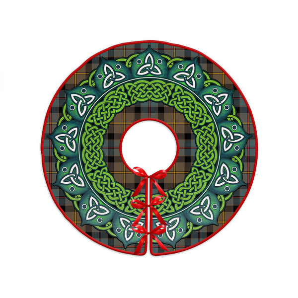 Tait Weathered Clan Badge Tartan Christmas Tree Skirt Heritage Holiday Decor