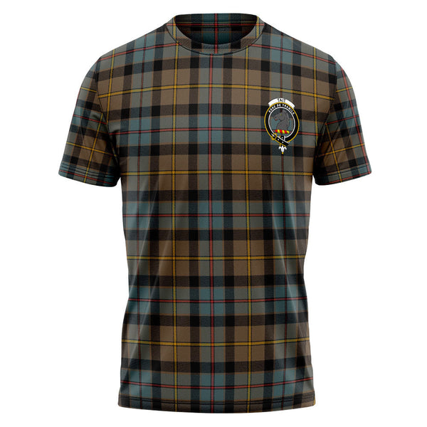 Tait Weathered Clan Badge Tartan T-Shirt