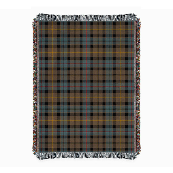 Tait Weathered Clan Badge Tartan Woven Blanket