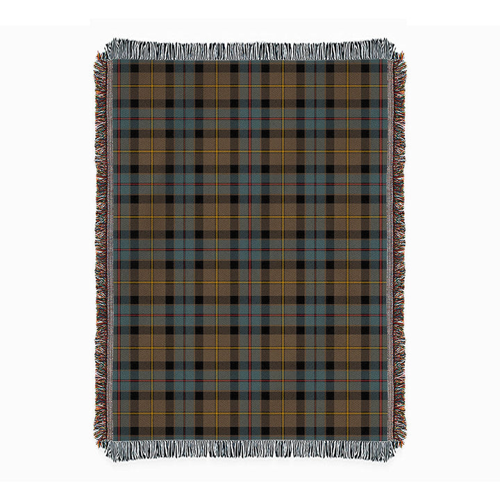 Tait Weathered Clan Badge Tartan Woven Blanket