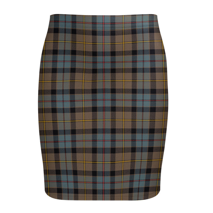 Tait Weathered Tartan Fitted Skirt