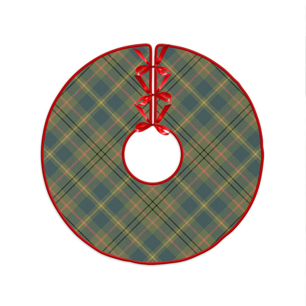 Taylor Ancient Clan Badge Tartan Christmas Tree Skirt