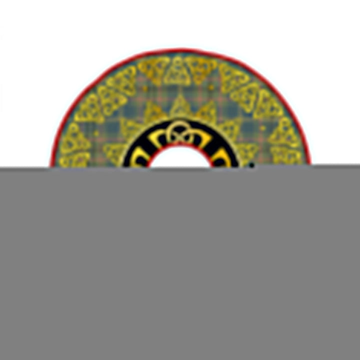 Taylor Ancient Clan Badge Tartan Christmas Tree Skirt Golden Celtic Heritage