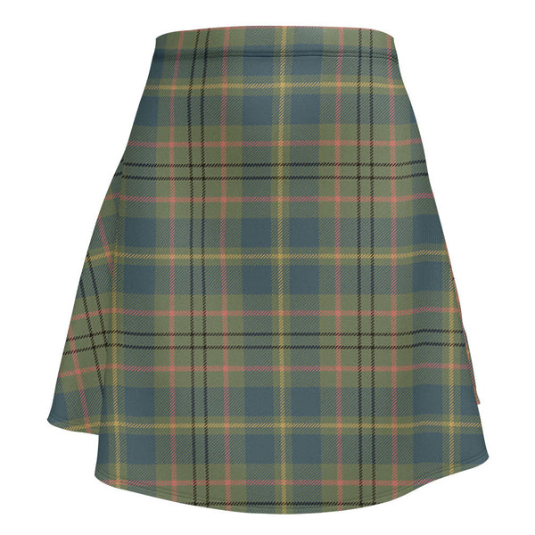 Taylor Ancient Clan Badge Tartan Flared Skirt