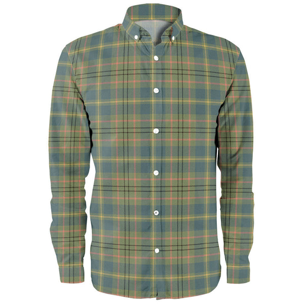 Taylor Ancient Clan Badge Tartan Long Sleeve Shirt