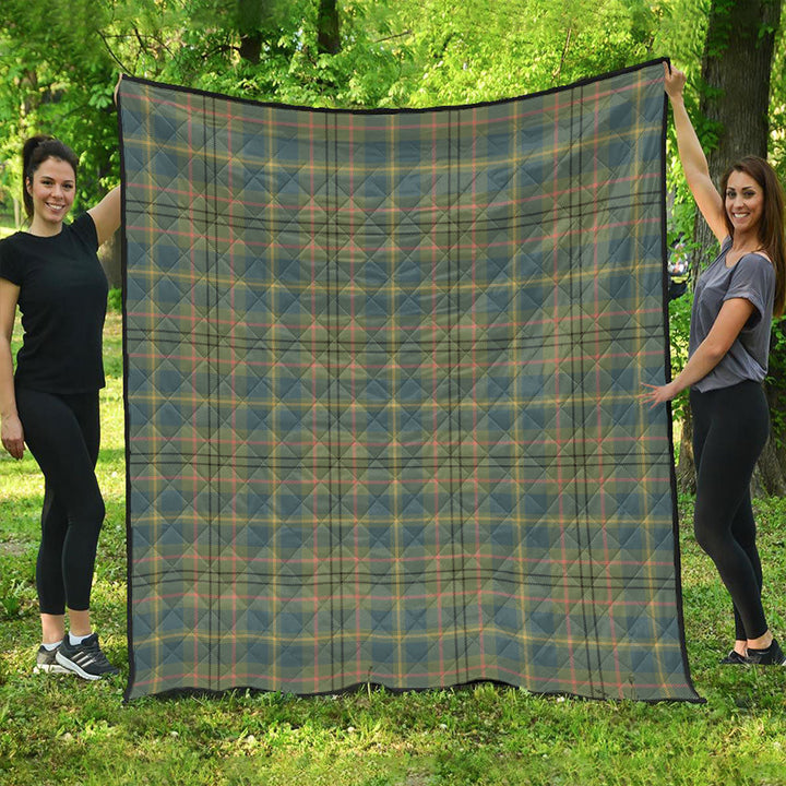 Taylor Ancient Clan Badge Tartan Premium Quilt