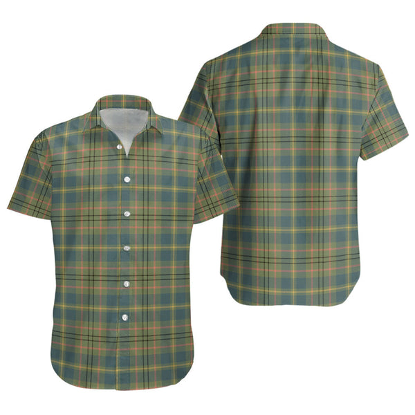 Taylor Ancient Clan Badge Tartan Short Sleeve Shirt