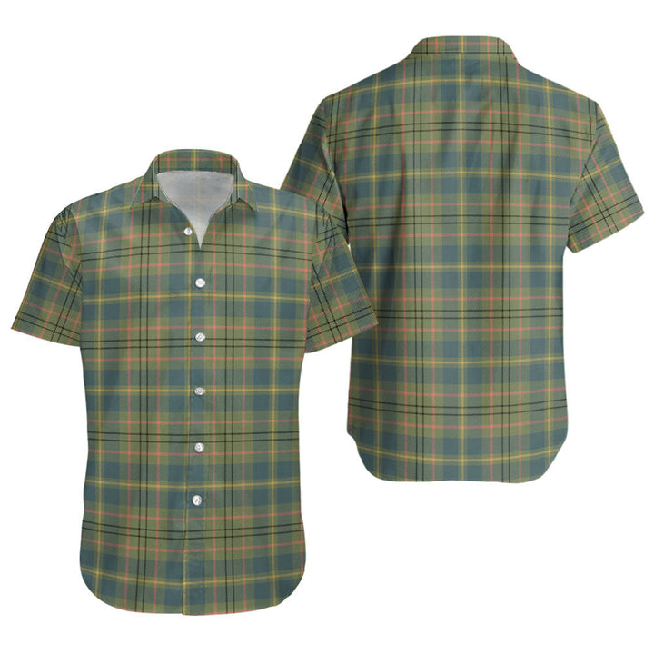 Taylor Ancient Clan Badge Tartan Short Sleeve Shirt