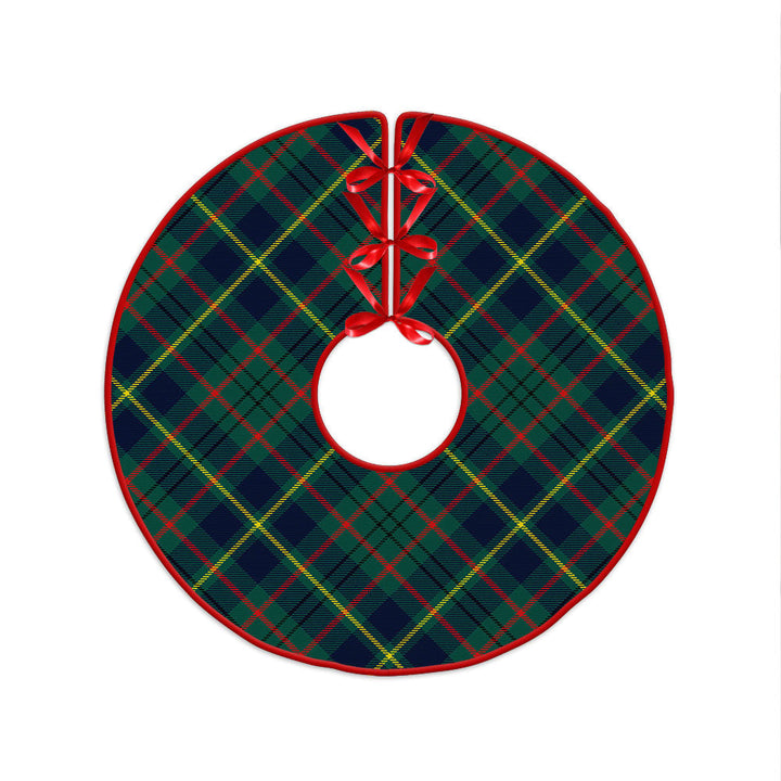 Taylor Modern Clan Badge Tartan Christmas Tree Skirt