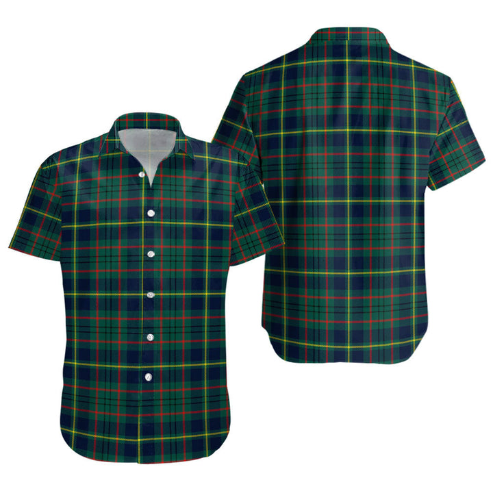 Taylor Modern Clan Badge Tartan Short Sleeve Shirt