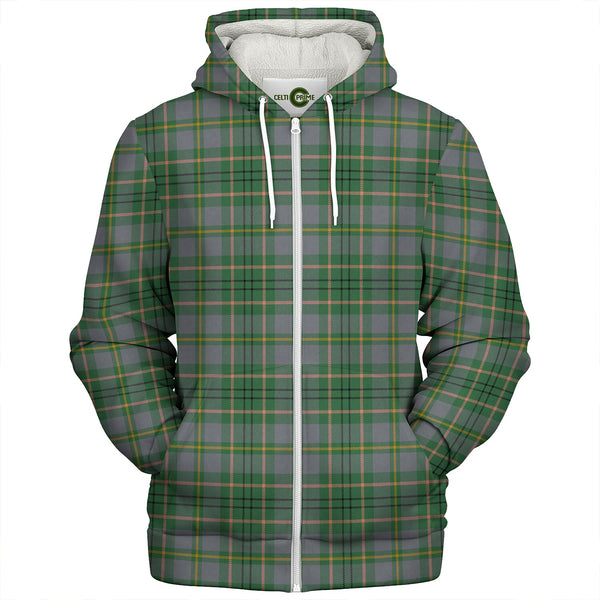 Taylor Weathered Clan Badge Tartan Sherpa Hoodie