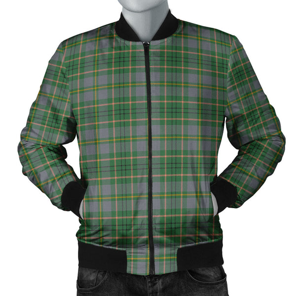Taylor Weathered Clan Badge Tartan Bomber Jacket